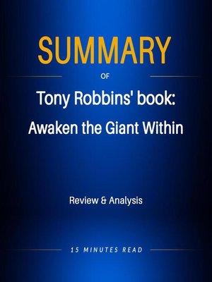 cover image of Summary of Tony Robbins' book
